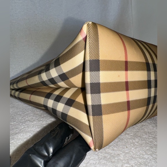 Burberry Nova Check Tote bag PVC Vintage… - Picture 7 of 15